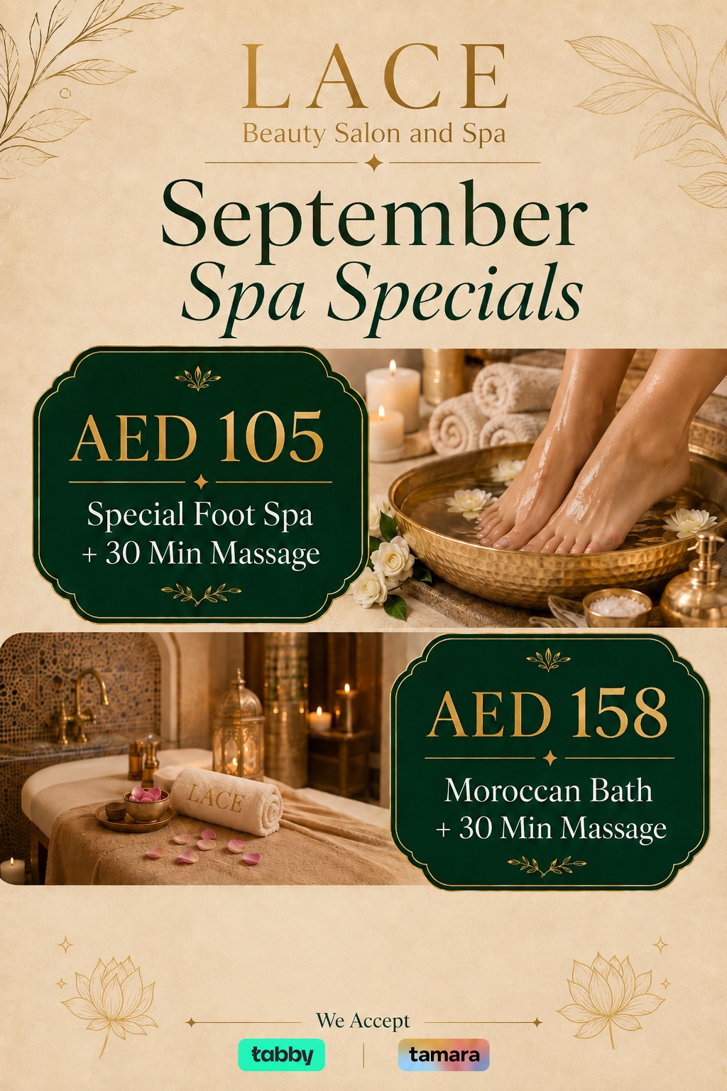 LACE September Spa Special
