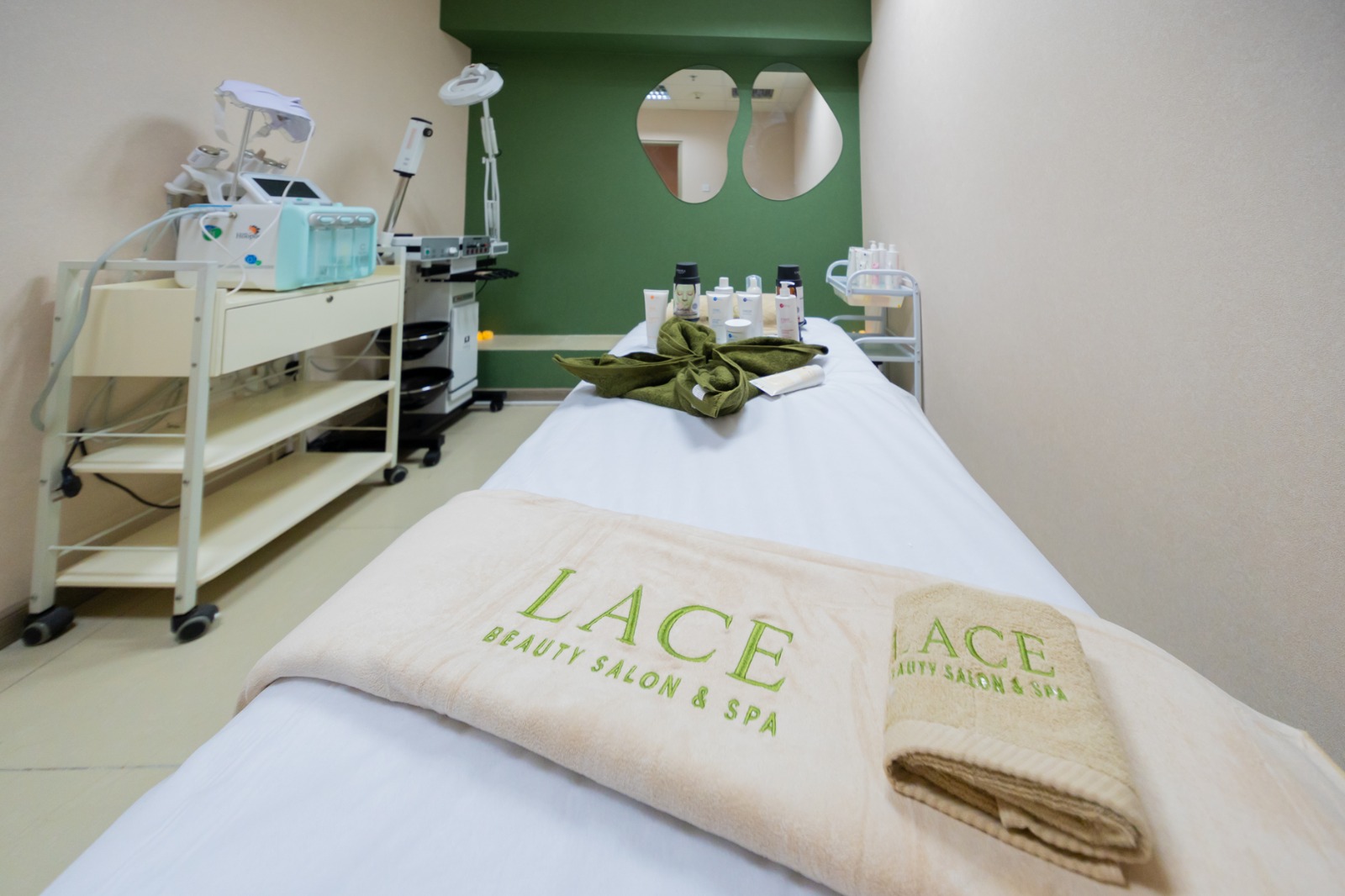 LACE treatment bed
